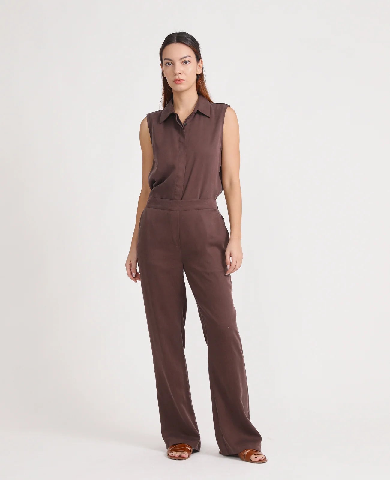 Tencel slouchy pant