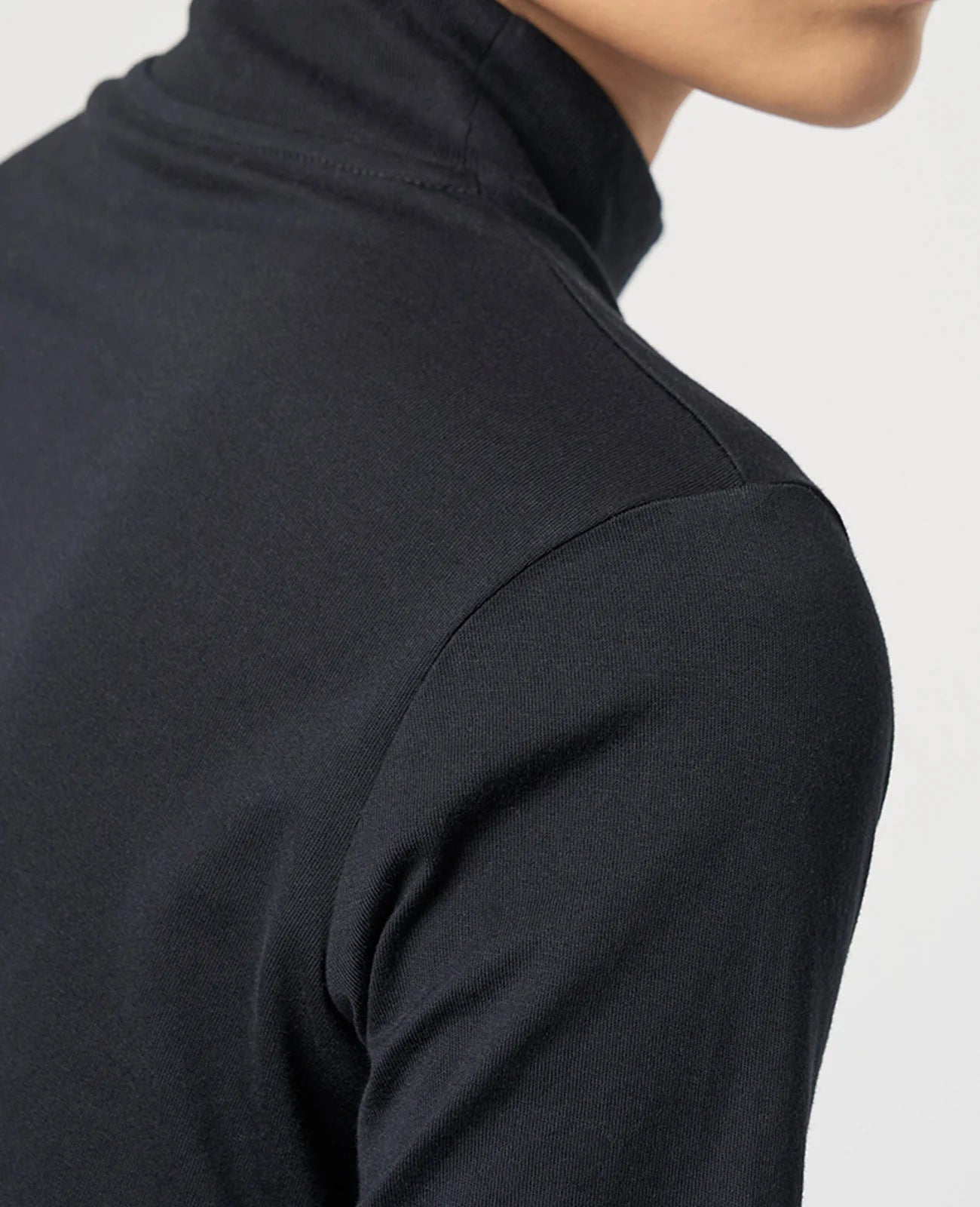 Supima High Neck Tee