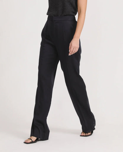 Tencel Side Slit Pant