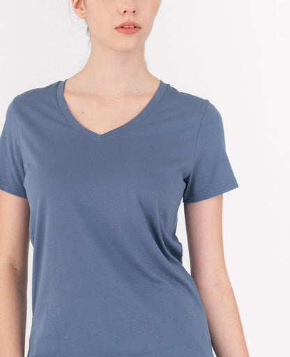 Organic Pima Cotton V-Neck Tee