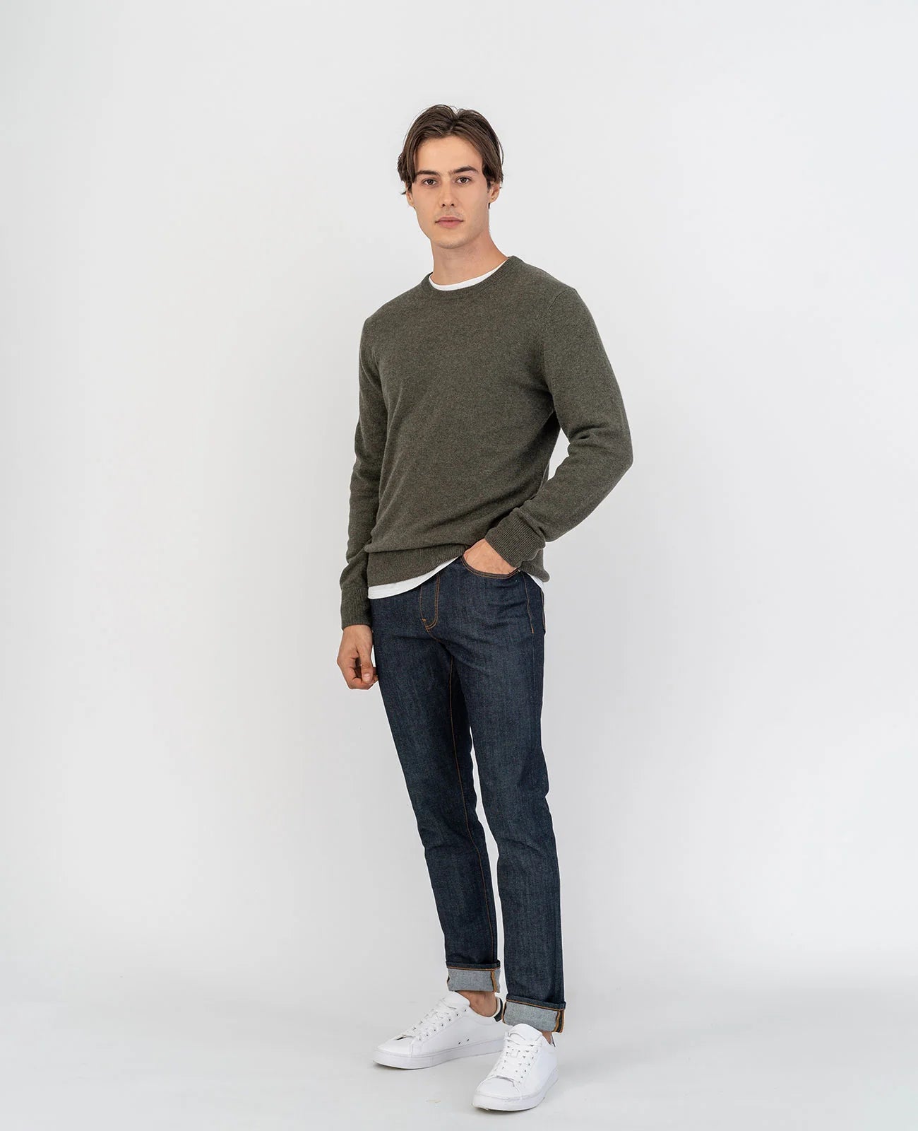 Cashmere Crew Neck Sweater