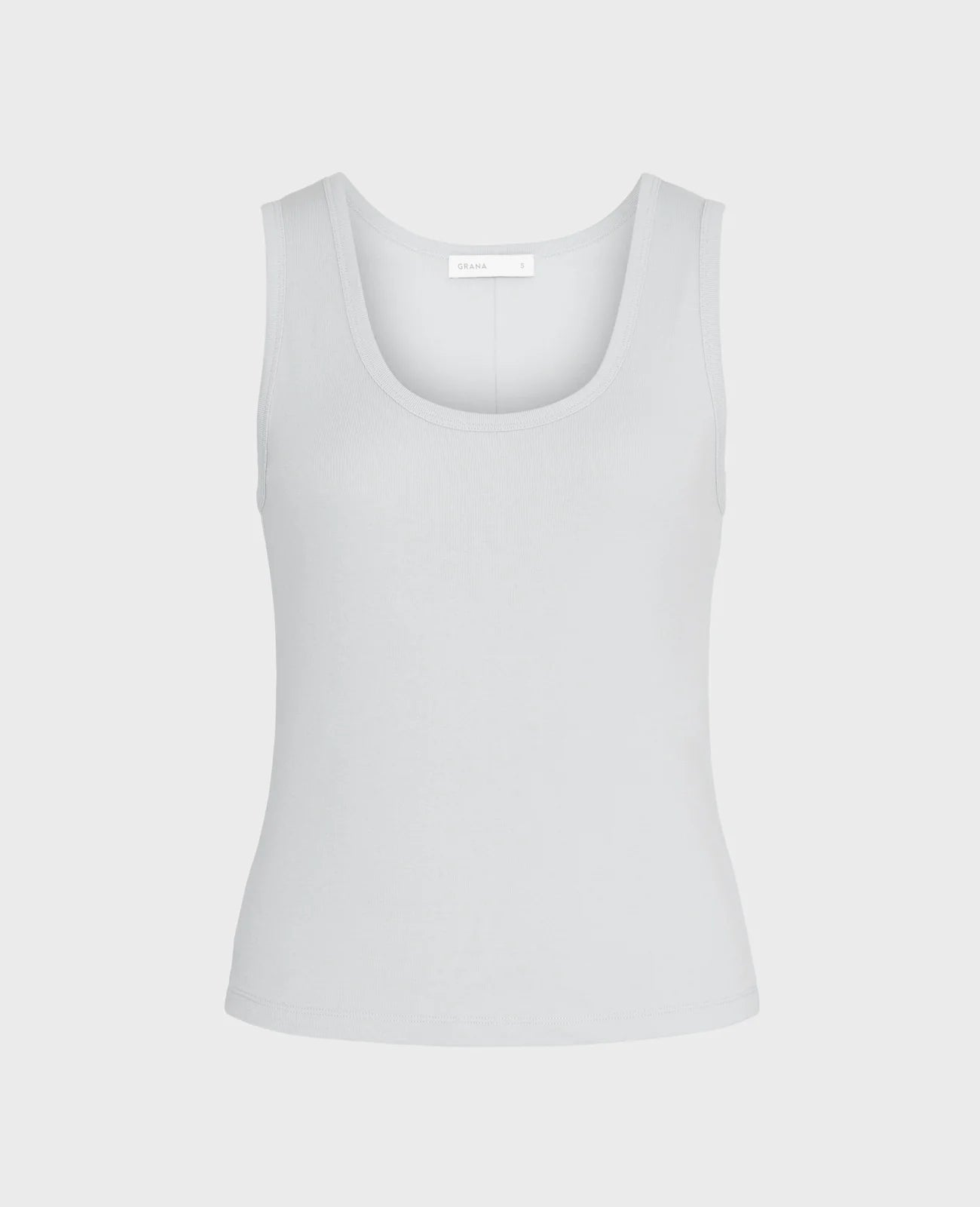 Supima Scoop Neck Ribbed Tank