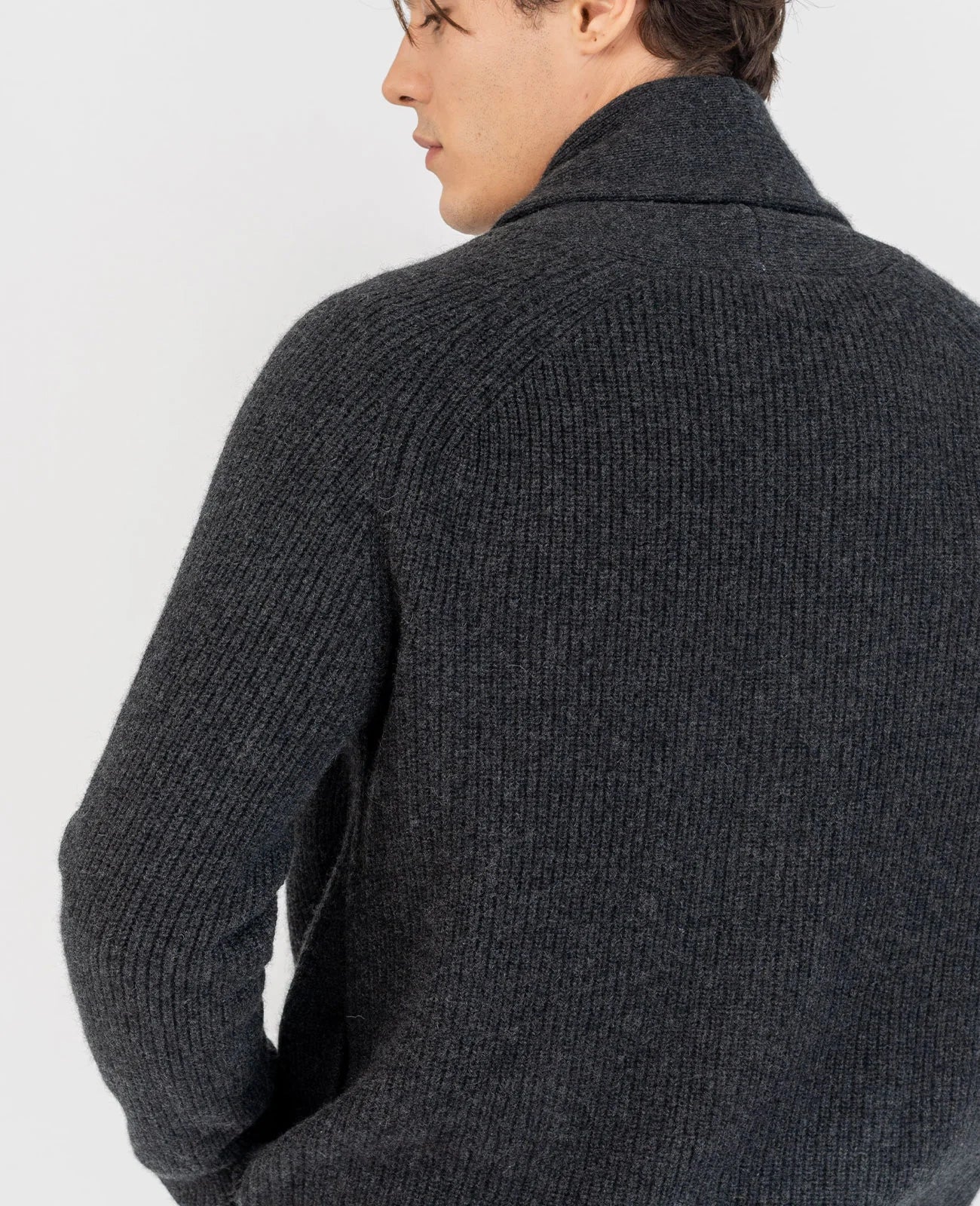 Cashmere Shawl Collar Cardigan