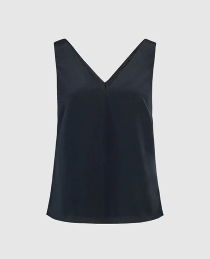 Silk Signature V-neck Tank