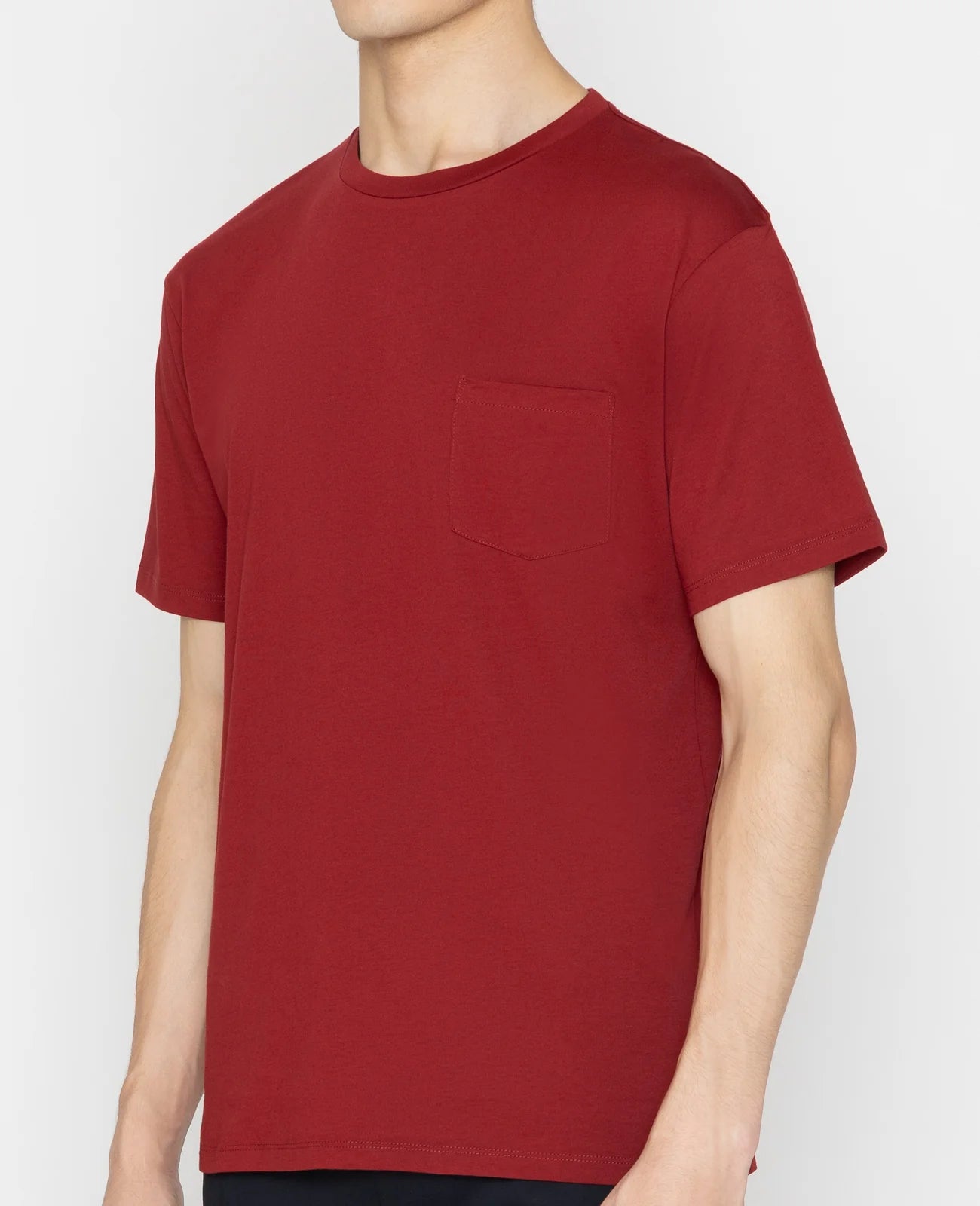 Supima Crew Neck Pocket Tee