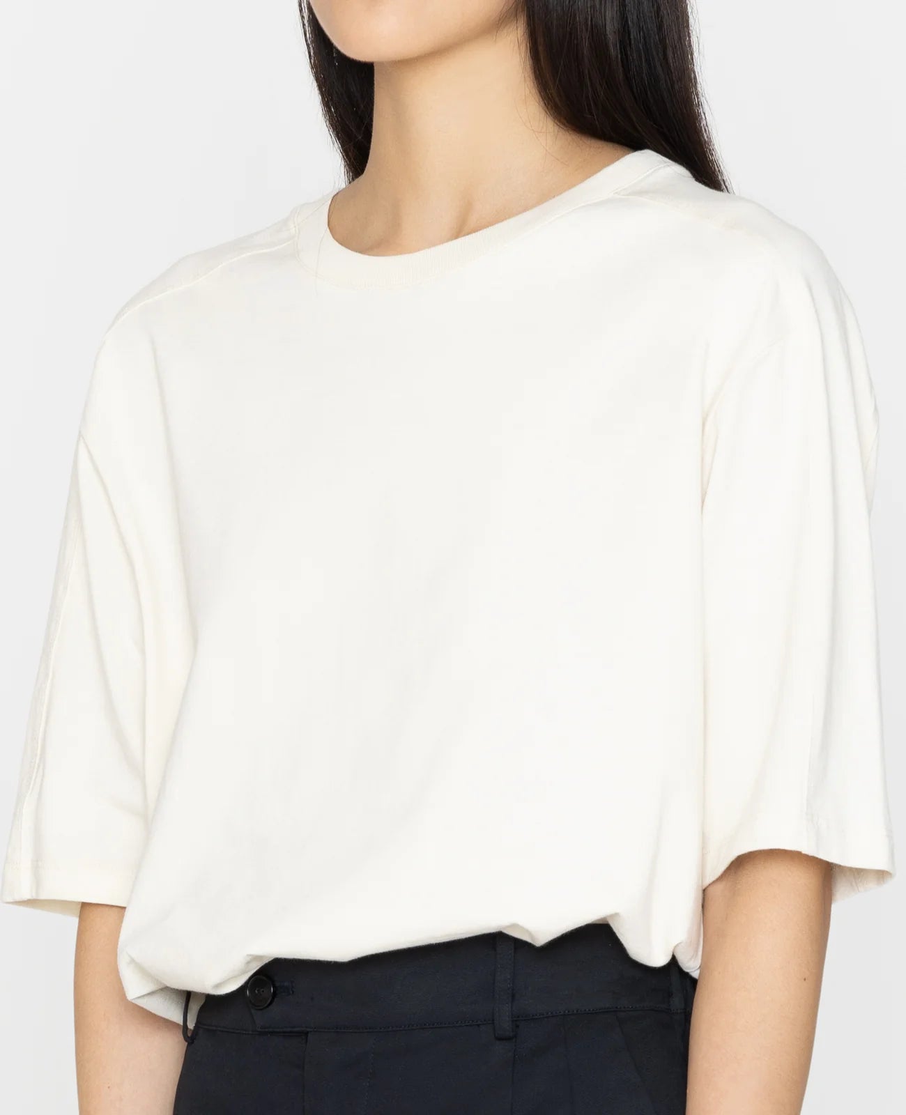 Supima Oversized Half-sleeve Tee
