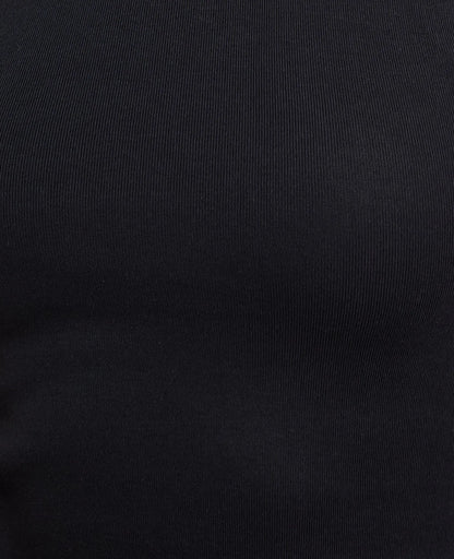Supima Ribbed Crop Tee