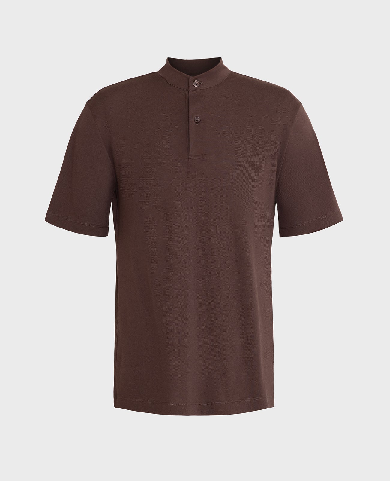 Supima Pique Band Collar Polo