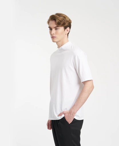 Supima High Neck Tee