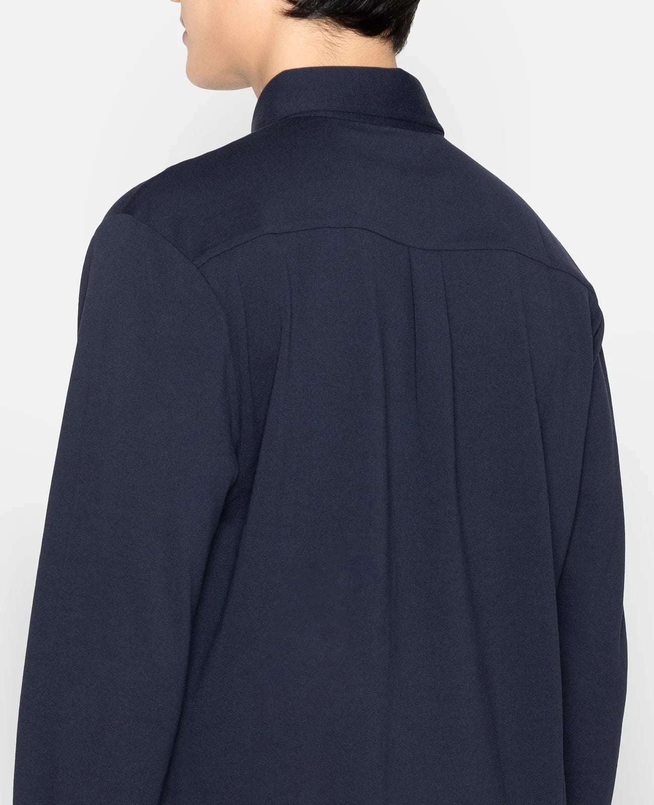 Pique Buttoned Collar Long Sleeve Polo