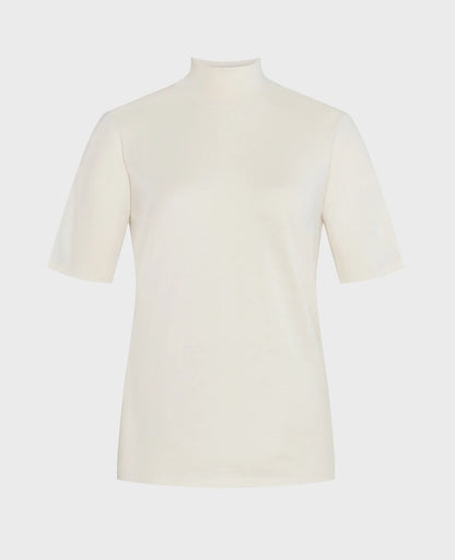 Supima High Neck Tee