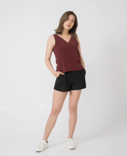 Silk V-Neck Tank