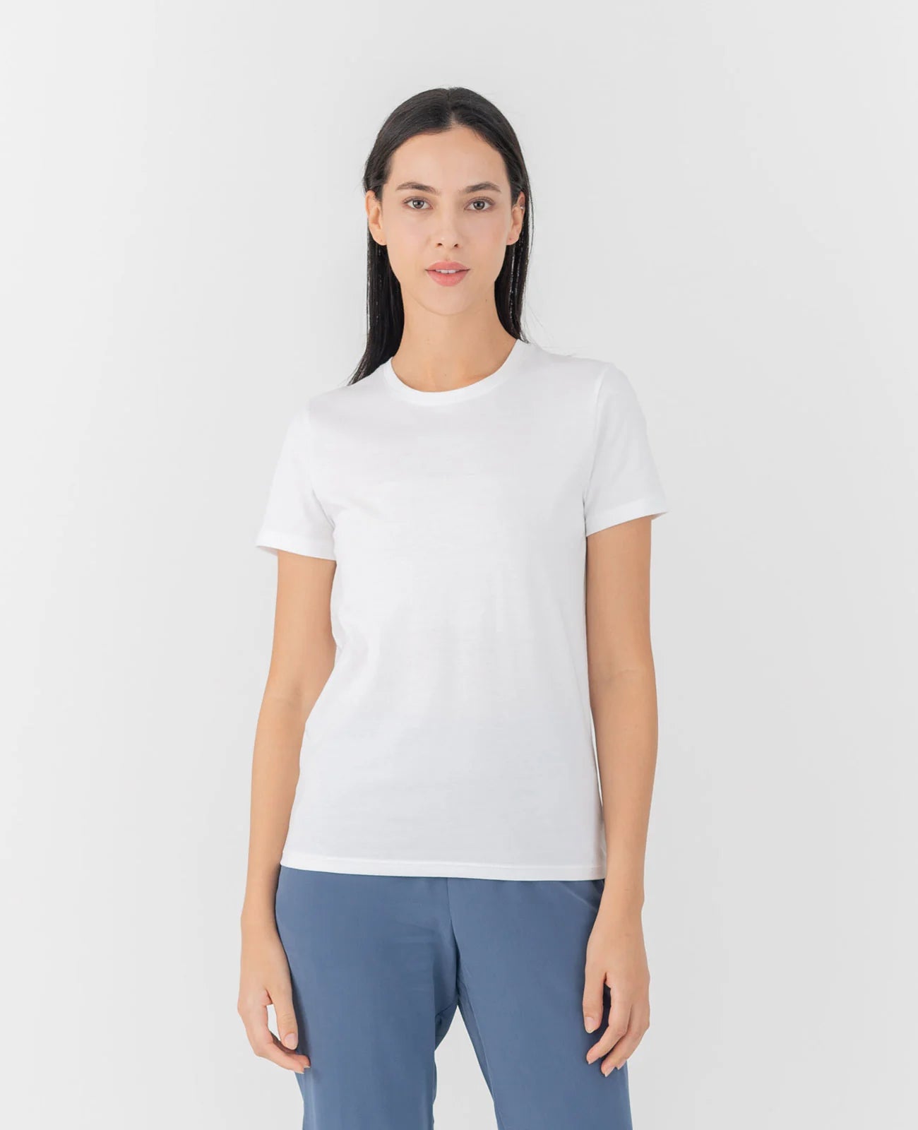 Organic Pima Crew Neck Tee