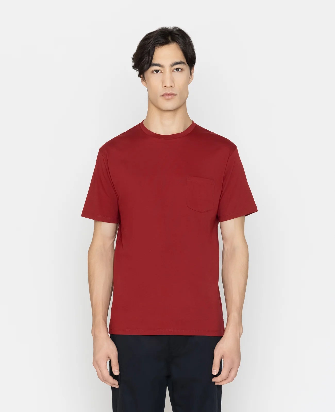 Supima Crew Neck Pocket Tee
