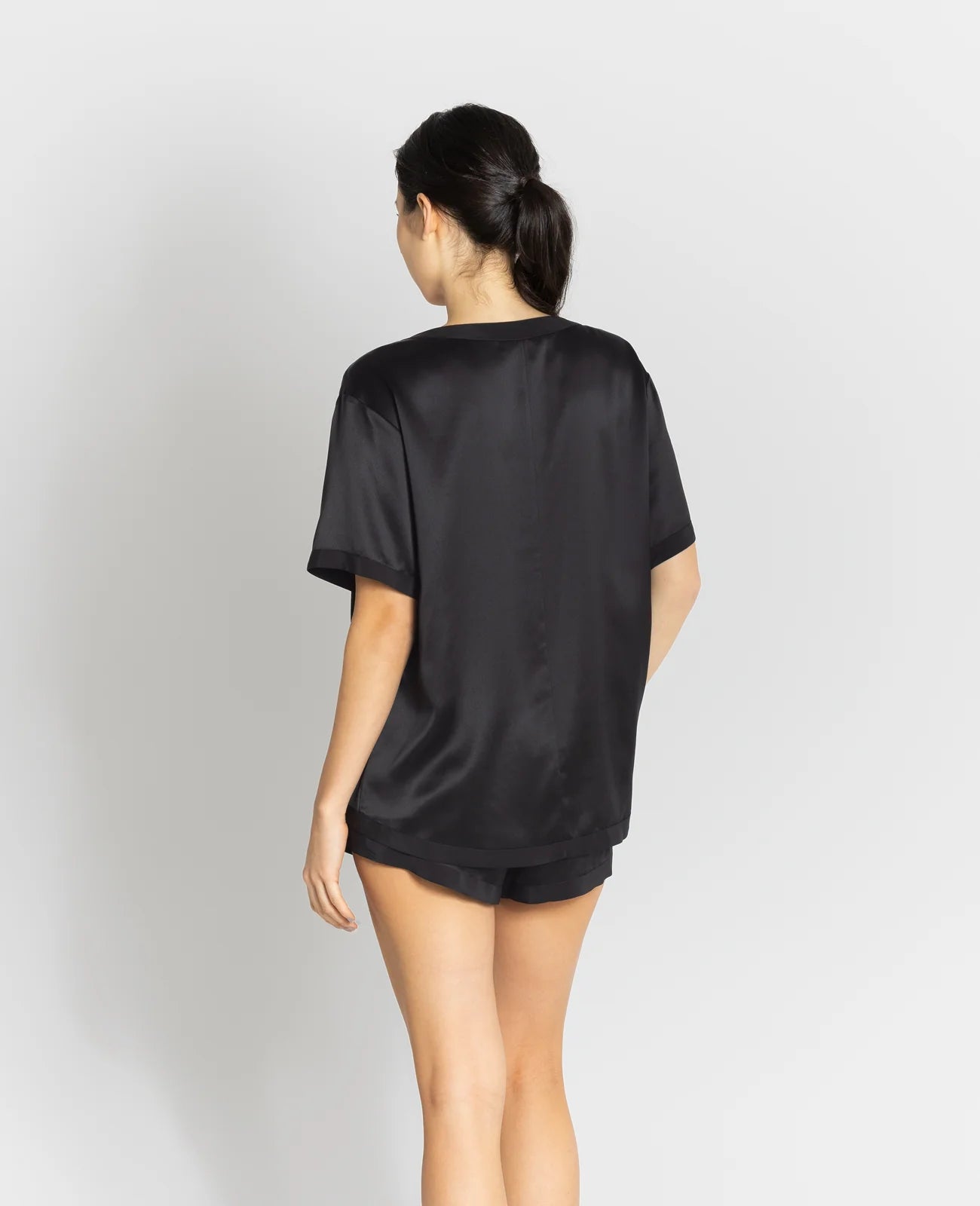 Silk Pyjamas Oversized Tee