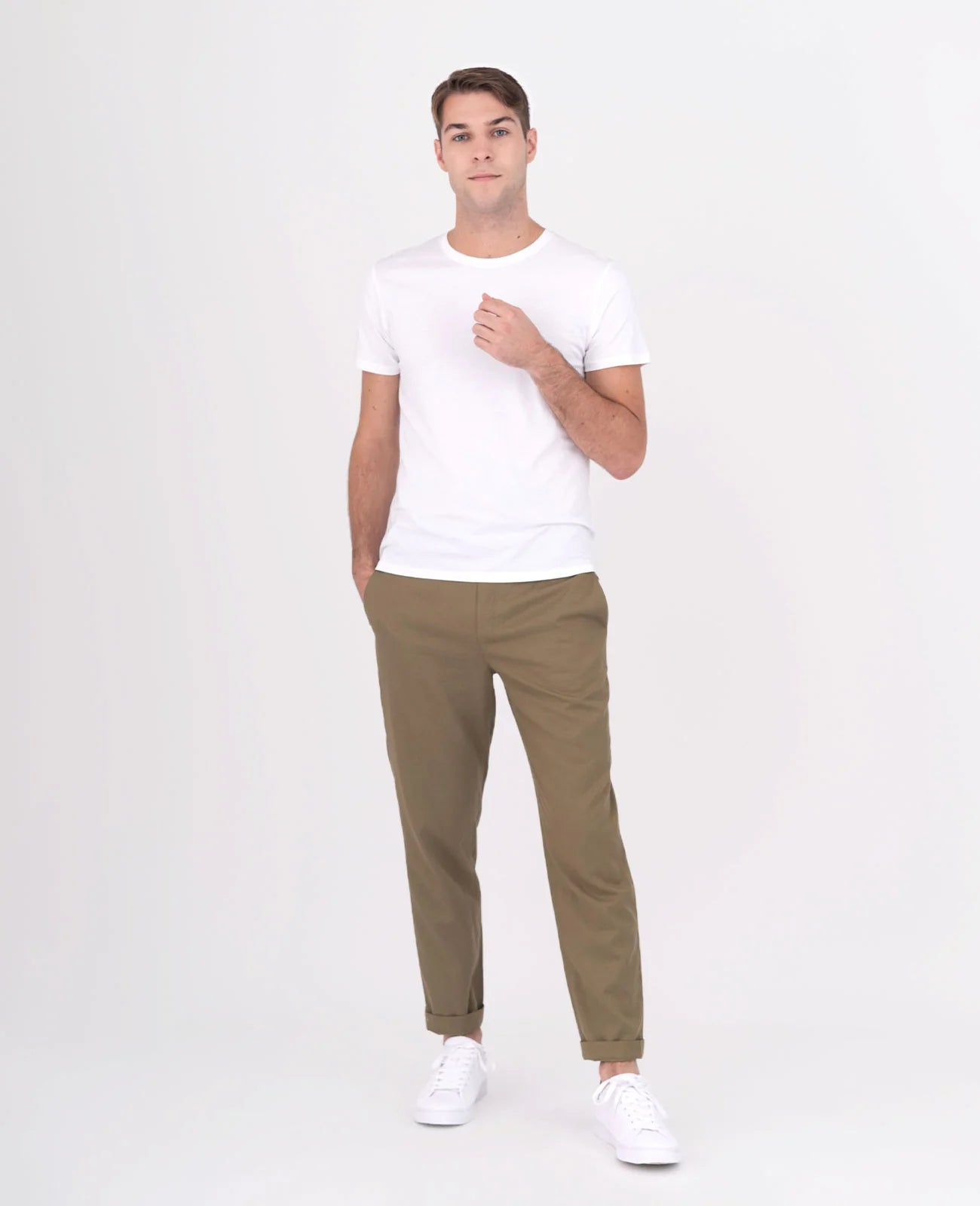 Organic Pima Crew Neck Tee