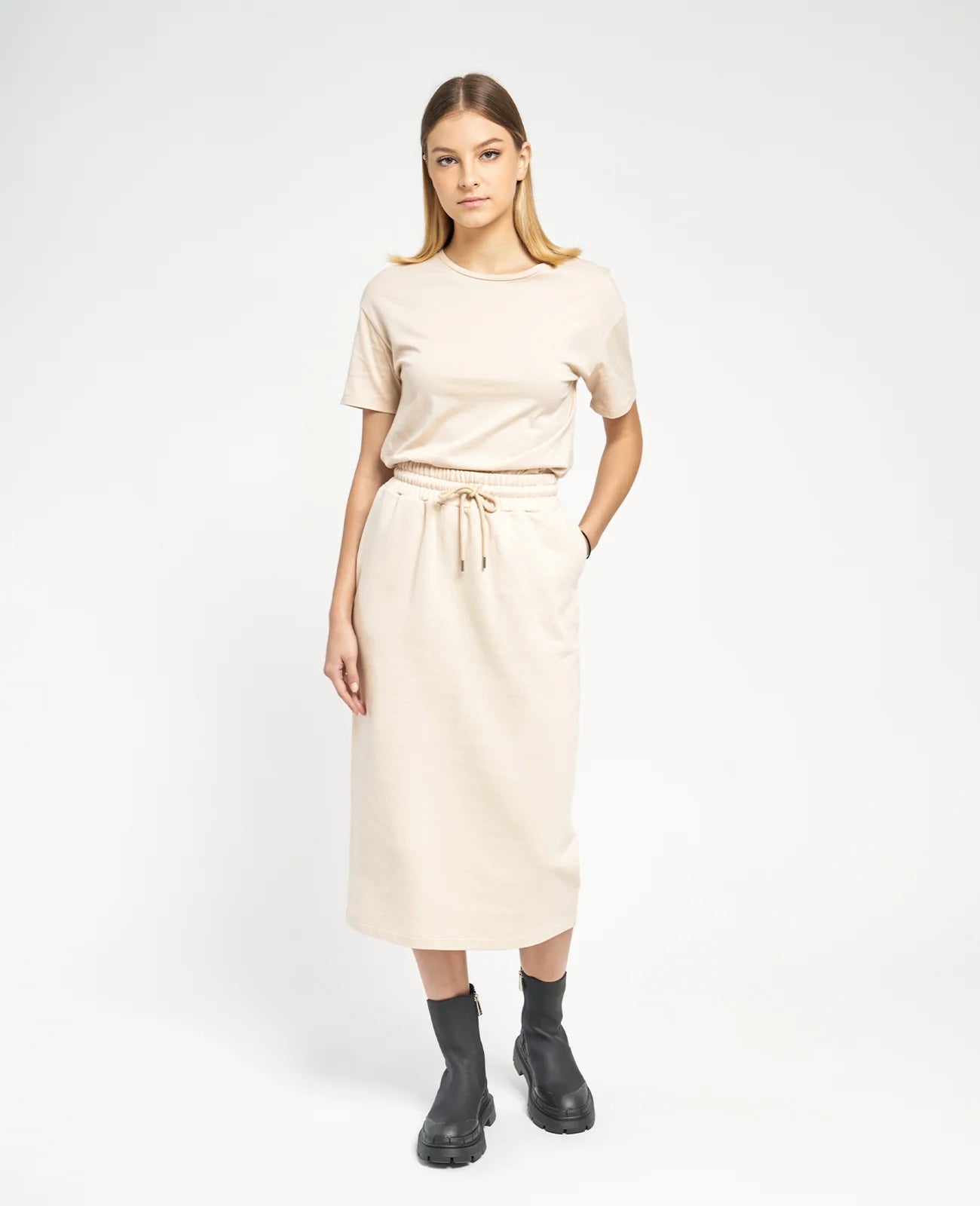 Supima Terry Maxi Skirt