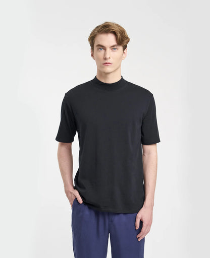 Supima High Neck Tee