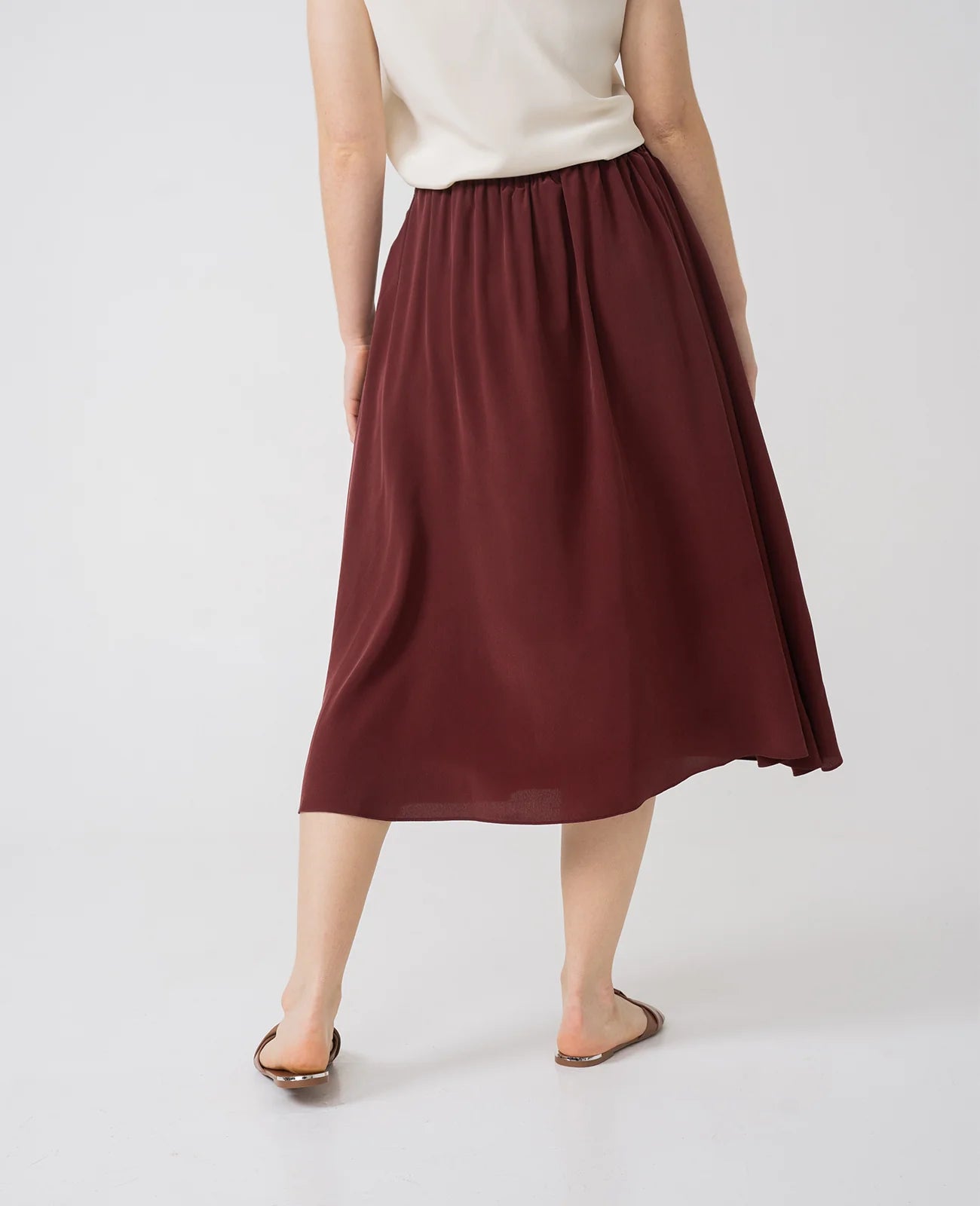 Silk Full Skirt