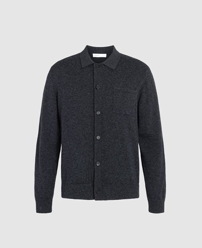 Cashmere Collar Cardigan