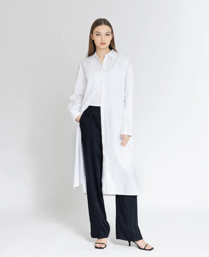 Supima Poplin Shirt Dress