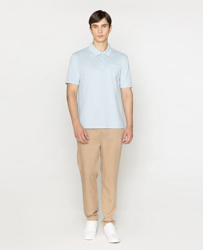 Supima Pique Point Collar Pocket Polo