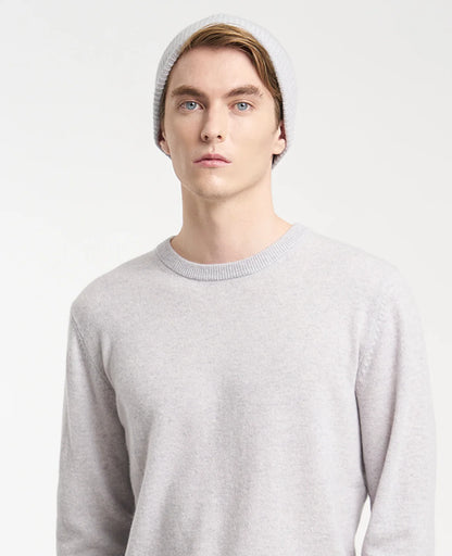 Cashmere Ribbed Beanie