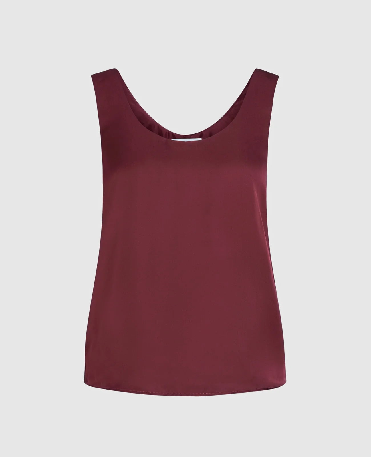 Silk Double Scoop Neck Tank