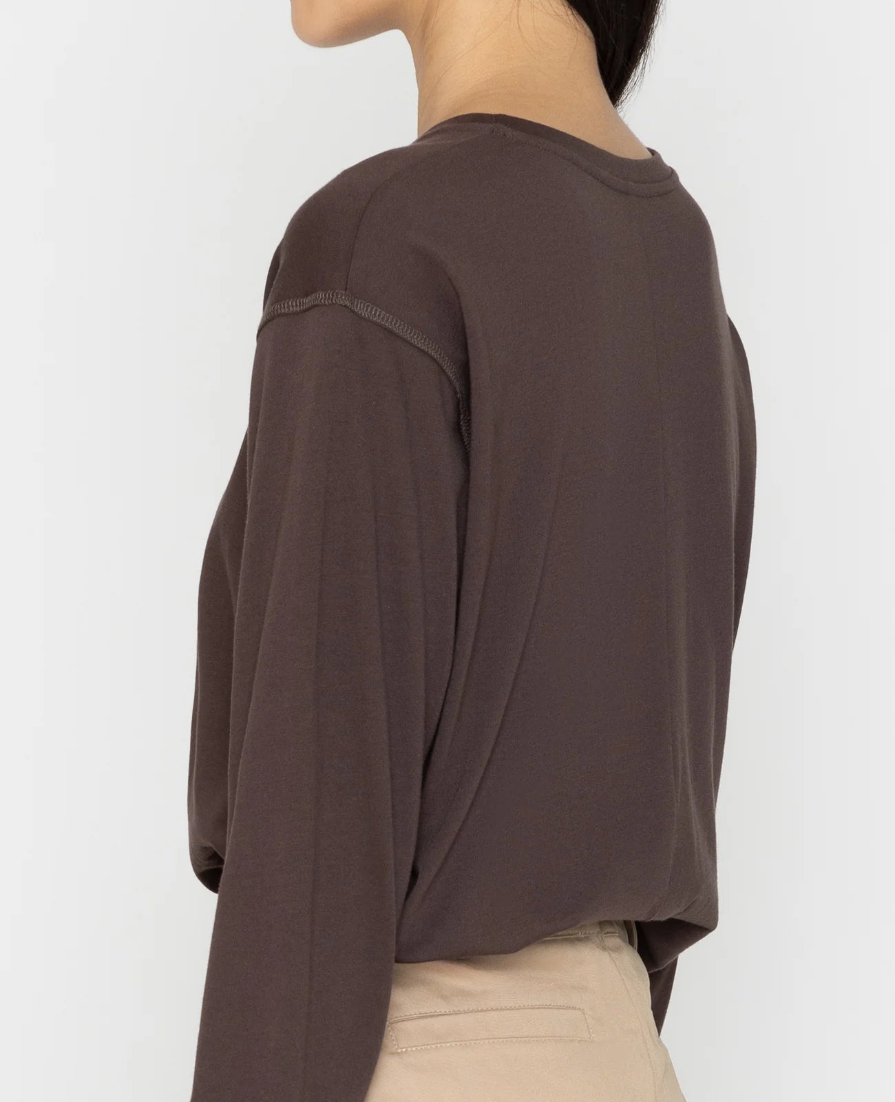 Supima Oversized Long Sleeve Tee