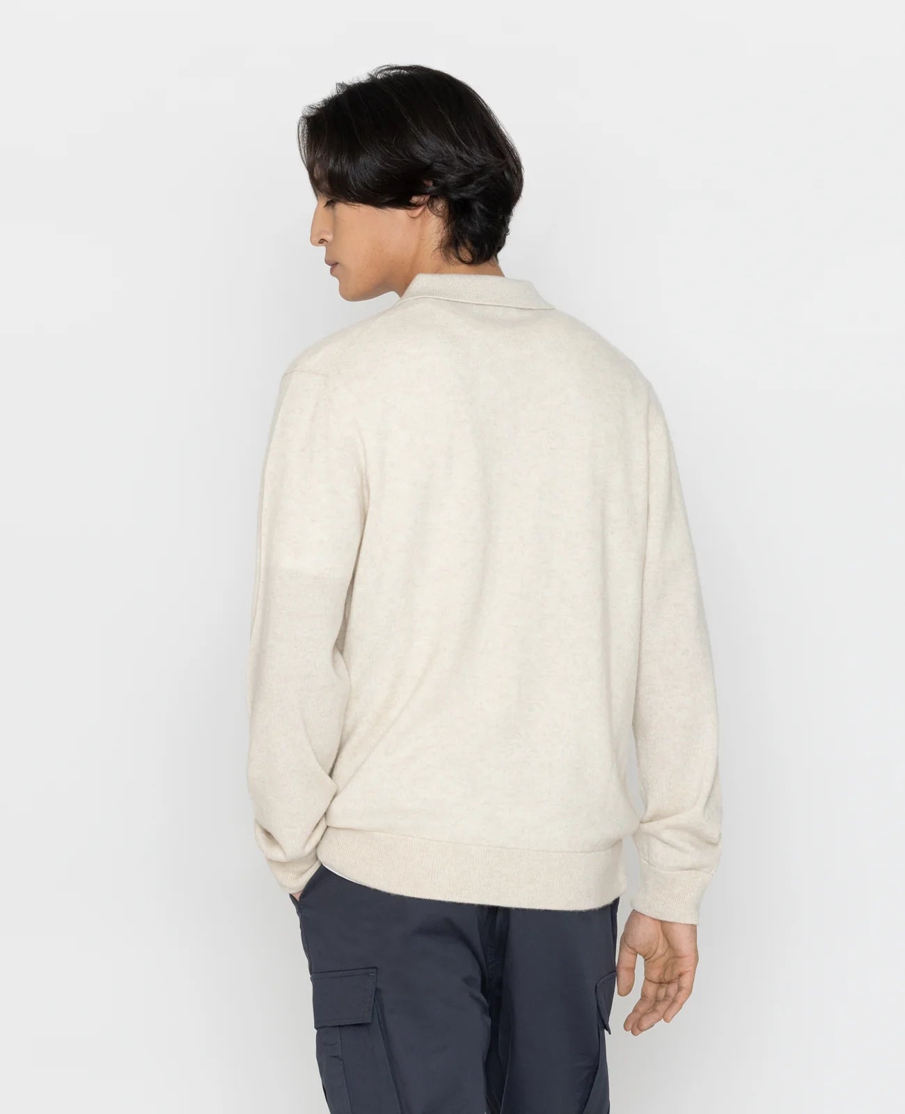 Cashmere Collar Cardigan