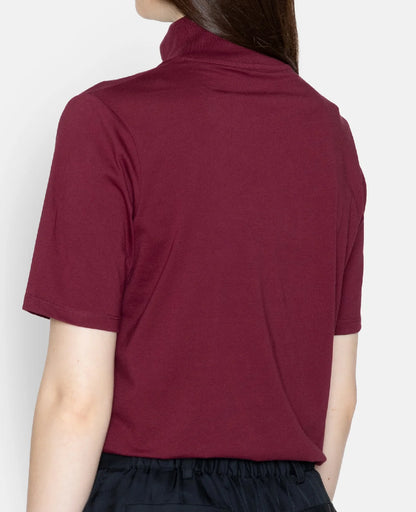 Supima High Neck Tee