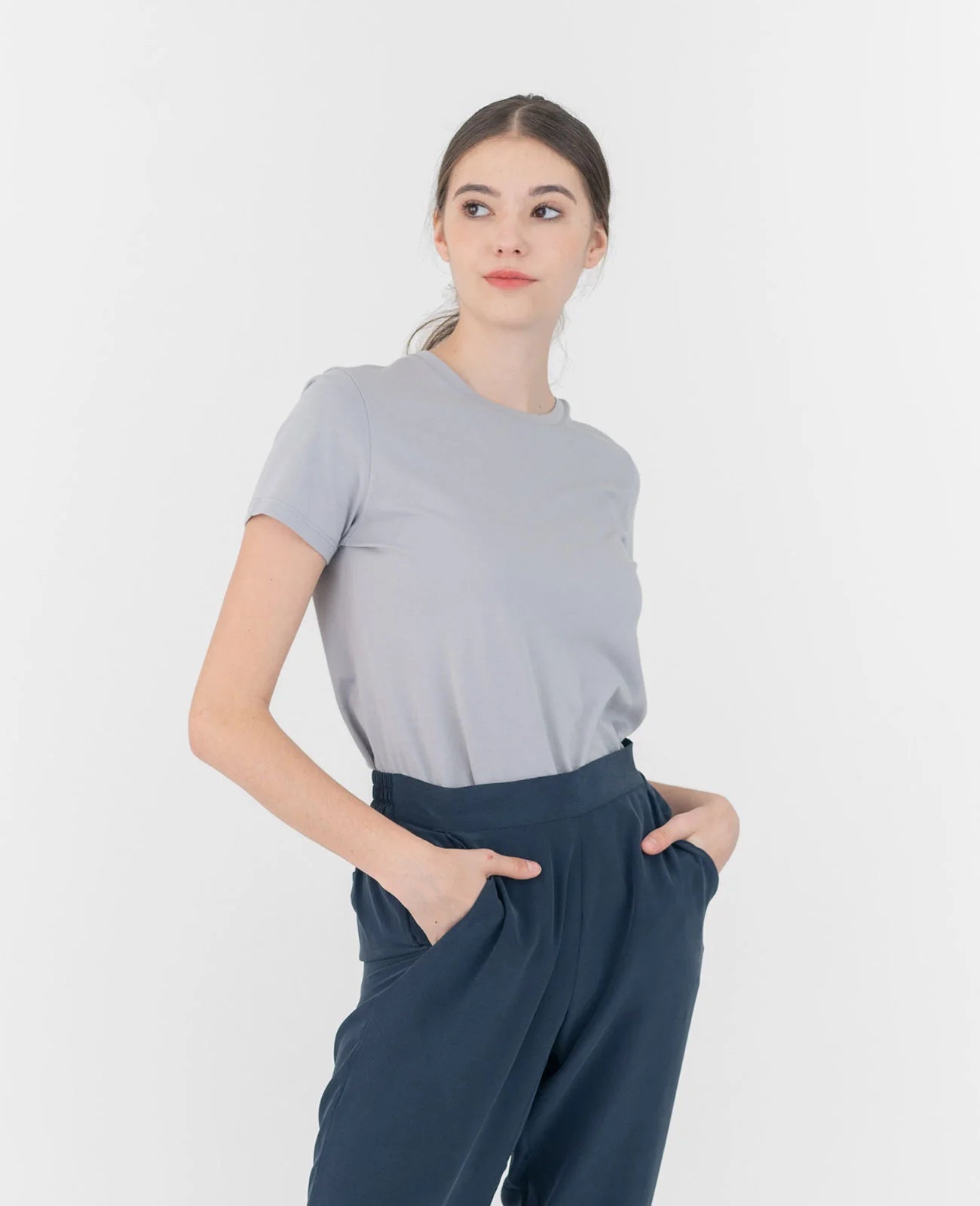 Organic Pima Crew Neck Tee
