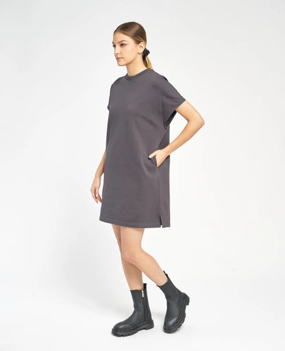 Supima Terry Sleeveless Midi Dress