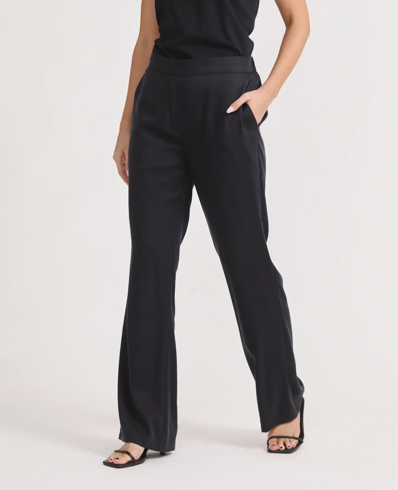 Tencel slouchy pant