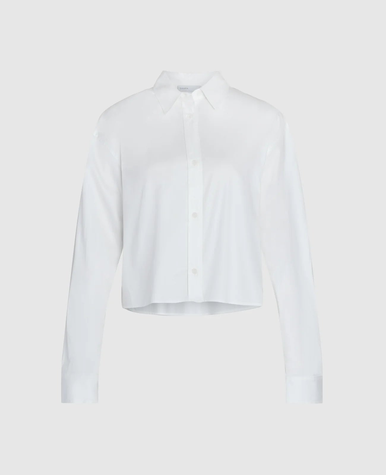 Supima Poplin Cropped Shirt