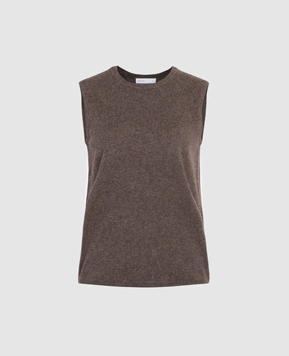 Cashmere Crew Neck Vest