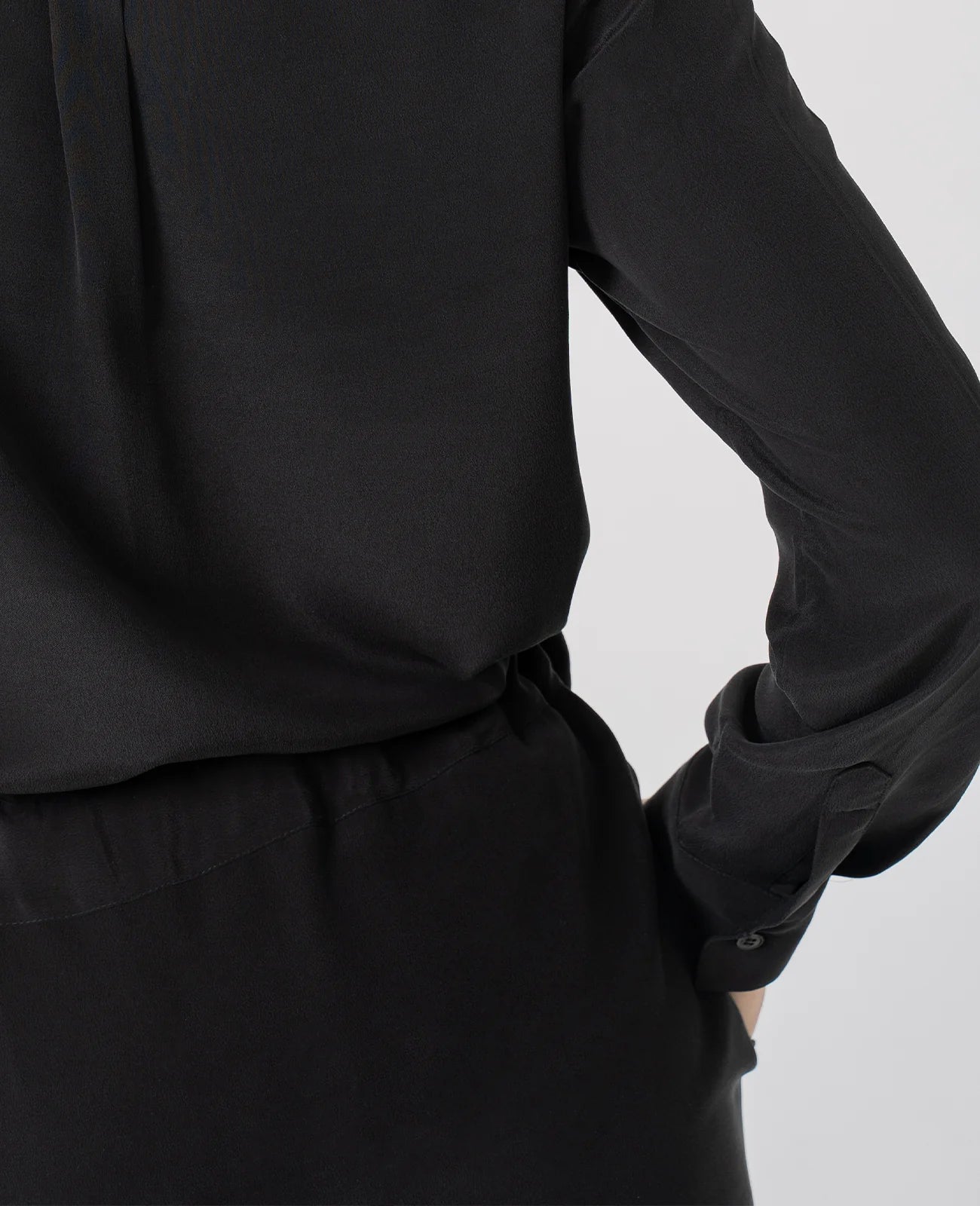 Silk Shirt Dress