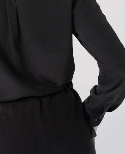 Silk Shirt Dress