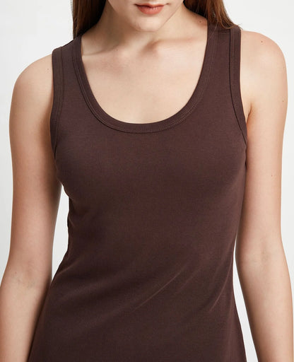 Supima Ribbed Tank Dress