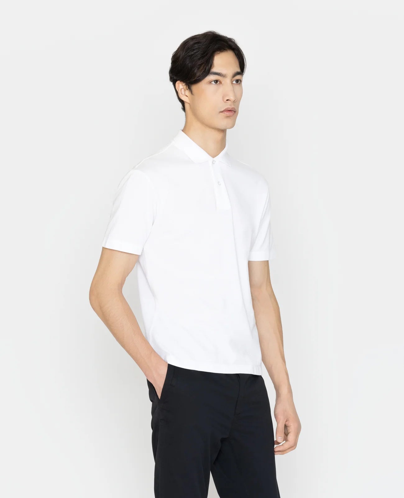 Supima Pique Spread Collar Polo