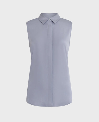 Tencel Sleeveless Shirt