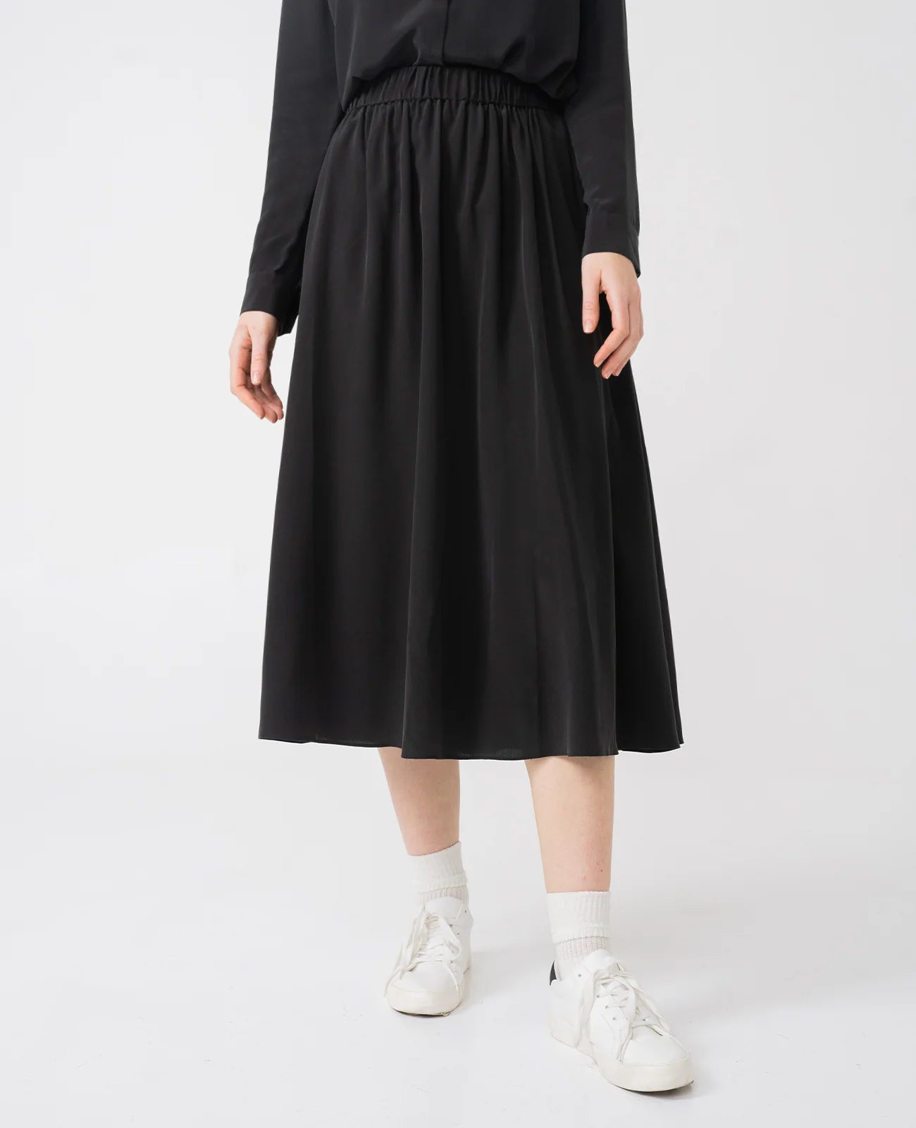 Silk Full Skirt