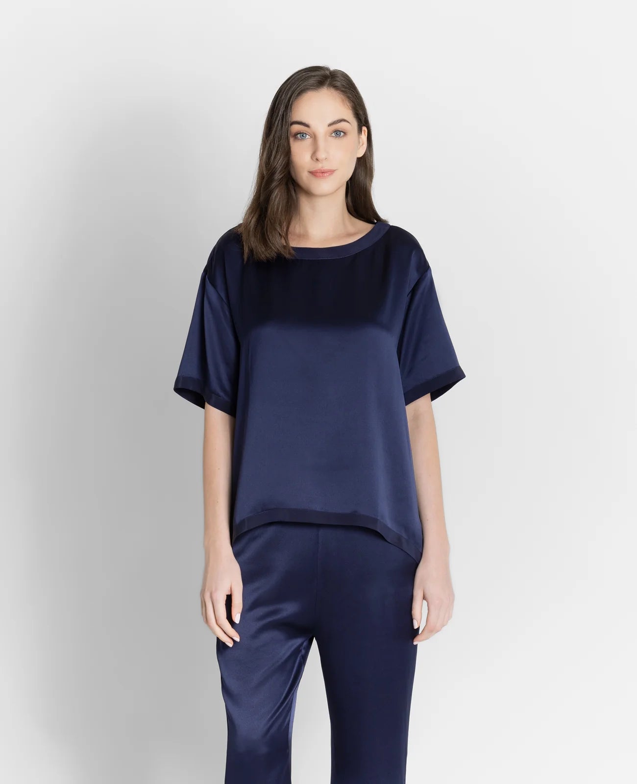 Silk Pyjamas Oversized Tee