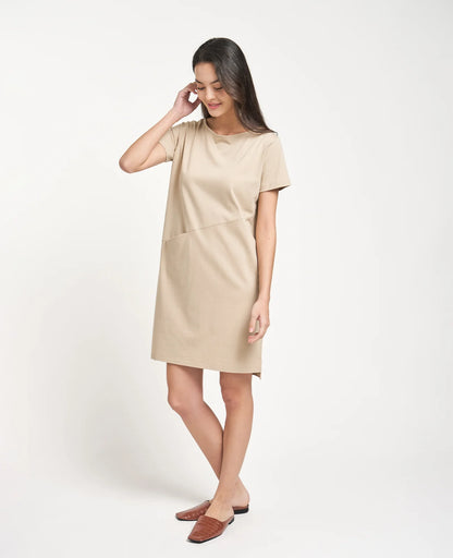 Supima Boat Neck Tee Dress