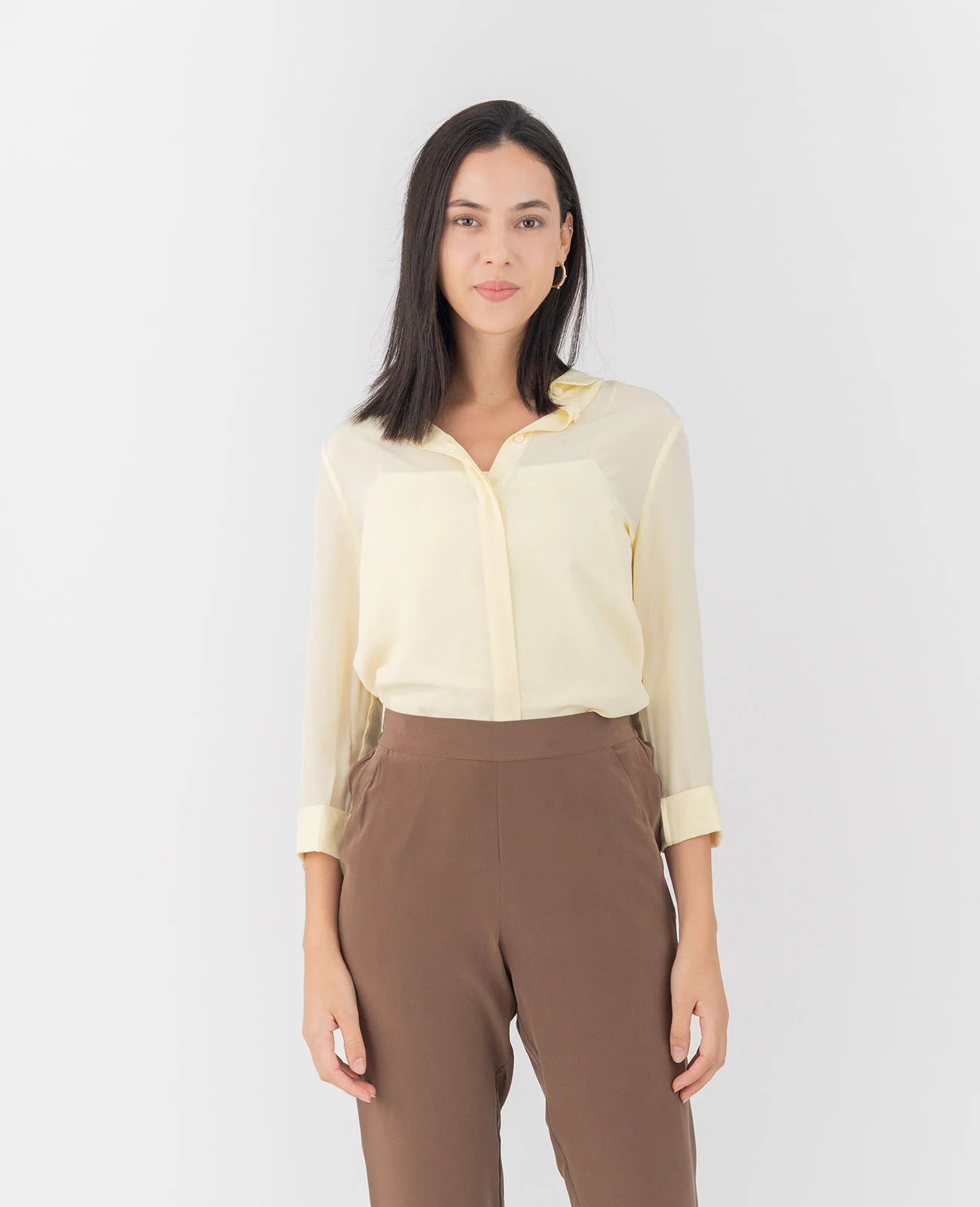 Silk Long Sleeve Shirt