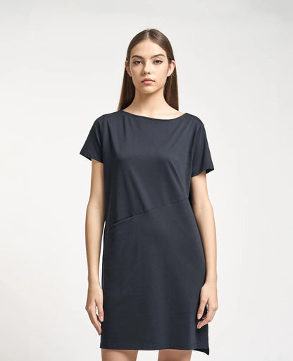 Supima Boat Neck Tee Dress