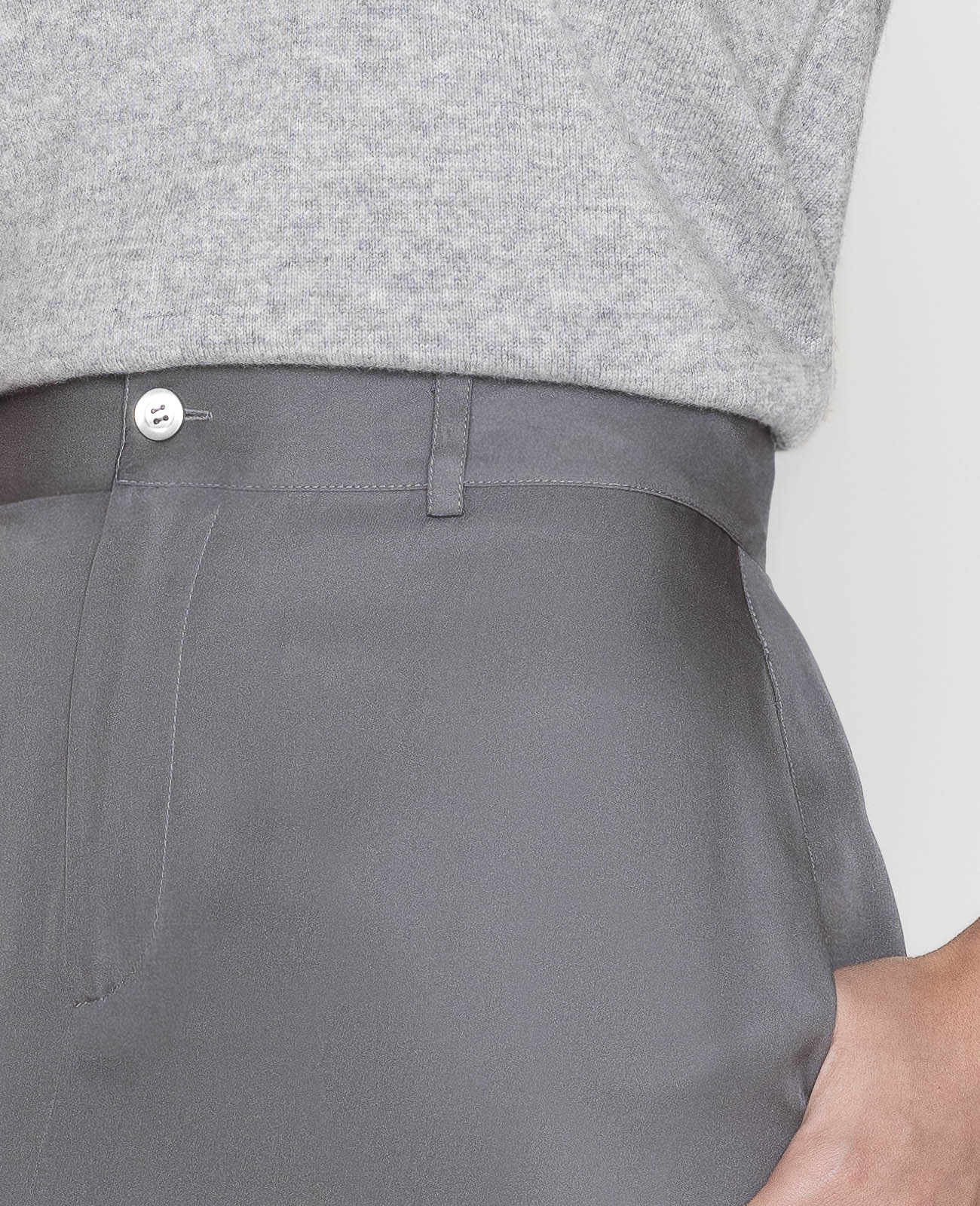 Silk Column Skirt