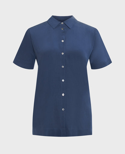 Silk Short Sleeve Shirt