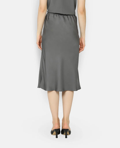 Silk Bias Cut mid-length Skirt