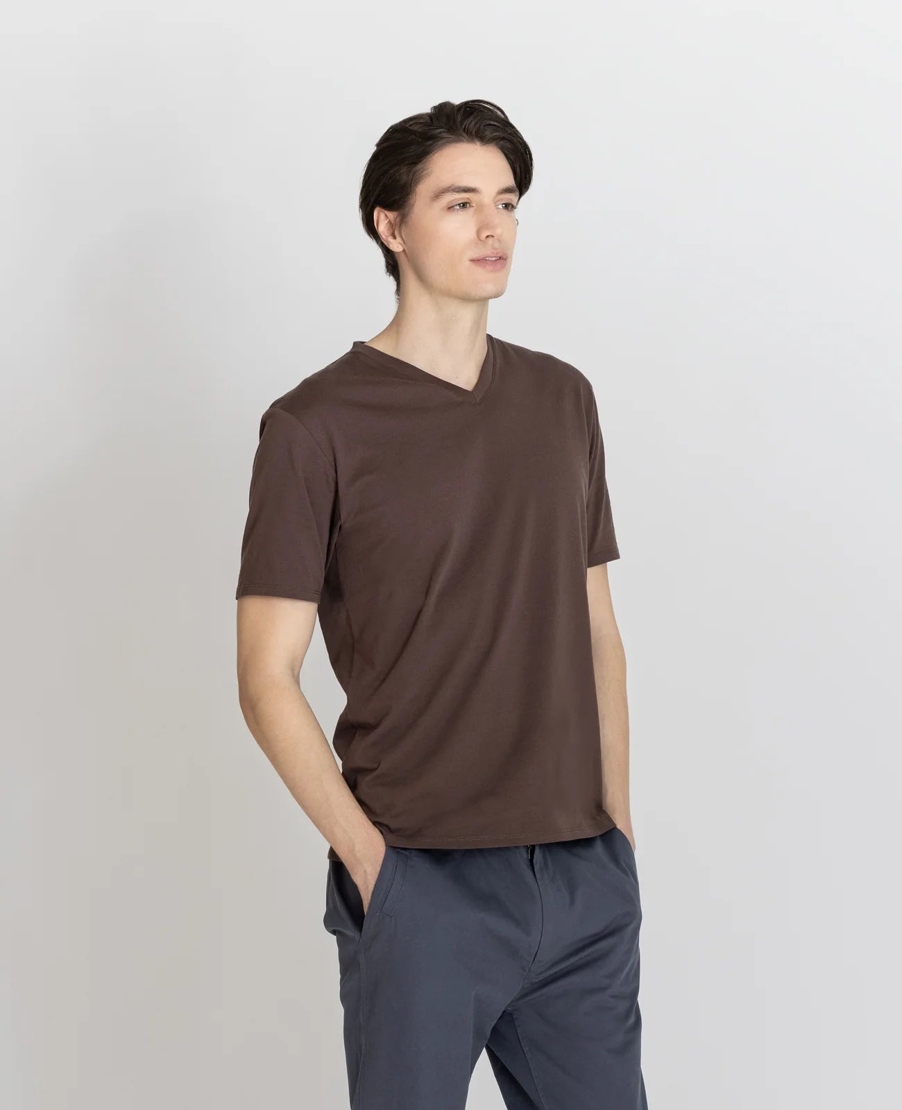 Supima V Neck Tee